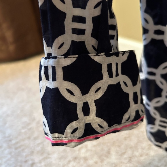 Crown & Ivy Blue and White Casual Button Down Shirt - Picture 4 of 5